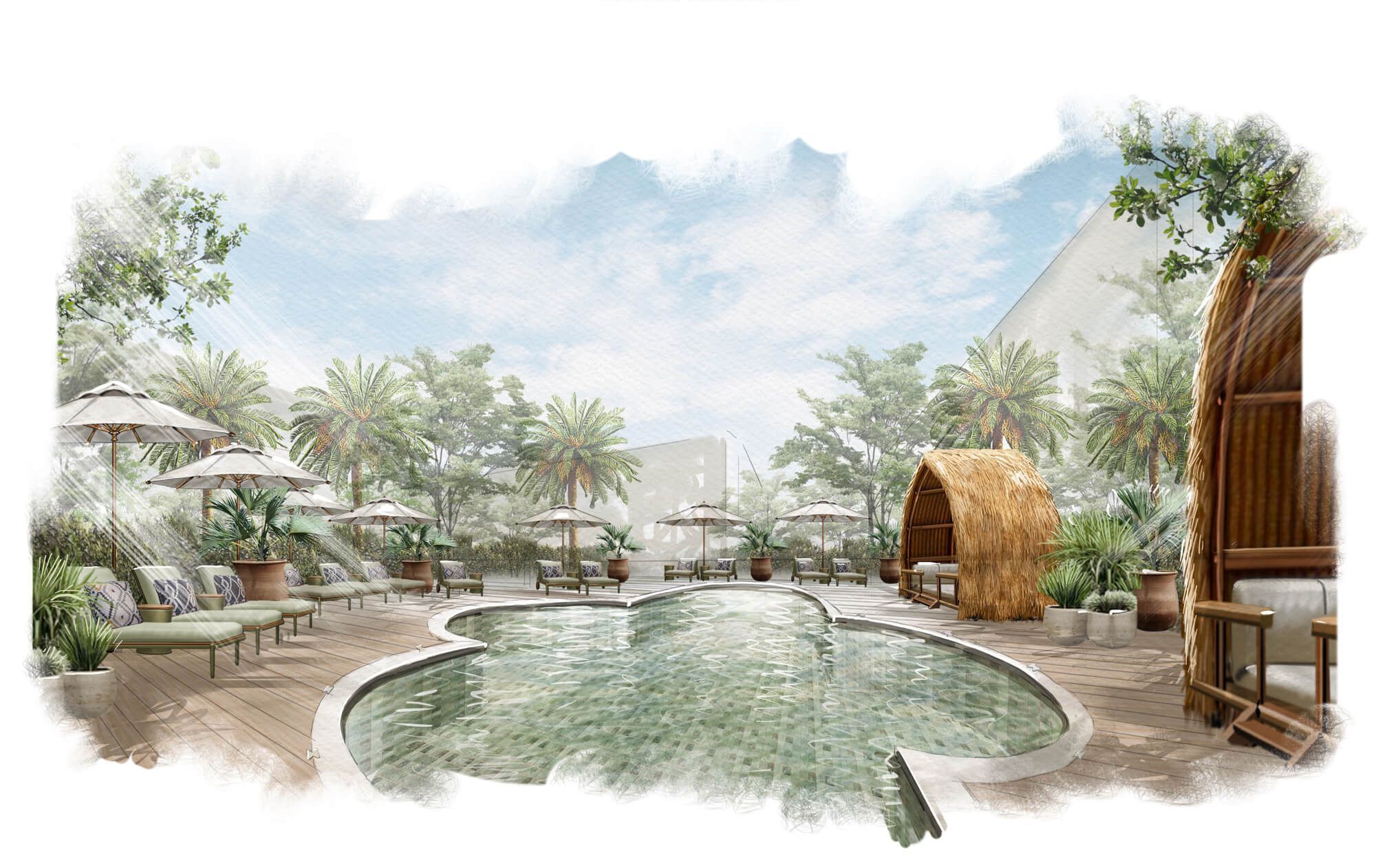 Envi Al Nakheel Lodge Interiors Evoking Saudi S Date Tree Fields